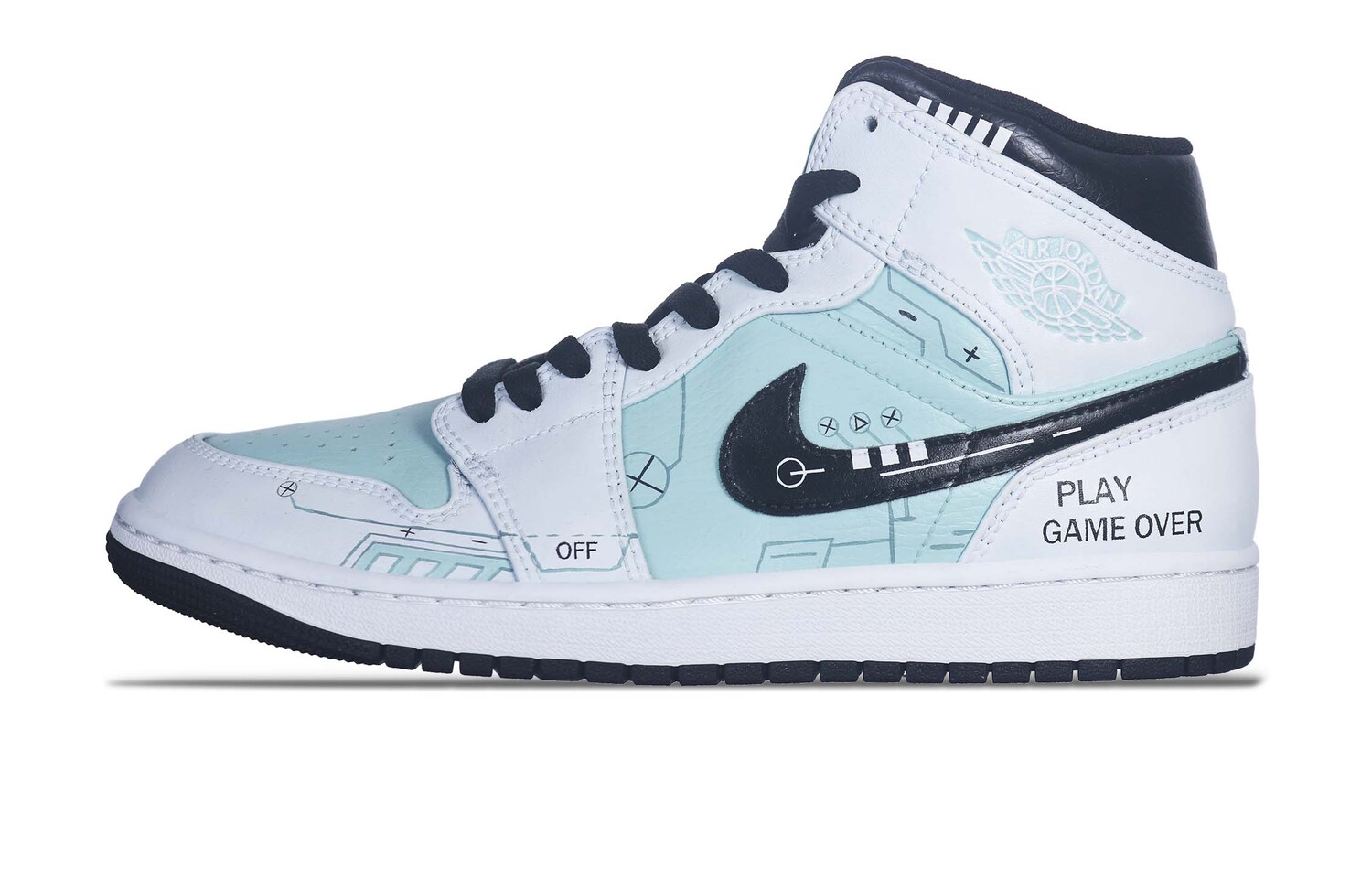 Кроссовки Air JORDAN 1 Vintage Basketball Shoes Men High-Top Black And White/Mint Green
Кроссовки Air JORDAN 1 Vintage Basketball Shoes Men High-Top Black And White/Mint Green