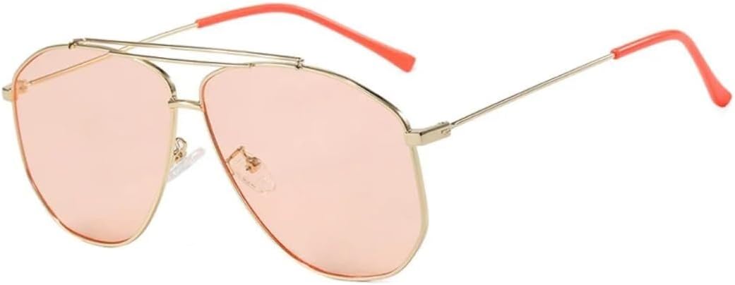 Солнцезащитные очки с защитой UV400 | Увеличенные металлические двойные перемычки | для женщин и мужчин, для занятий спортом на открытом воздухе и вождения LXLHWN, Golden Orange Pink
Солнцезащитные очки с защитой UV400 | Увеличенные металлические двойные перемычки | для женщин и мужчин, для занятий спортом на открытом воздухе и вождения LXLHWN, Golden Orange Pink