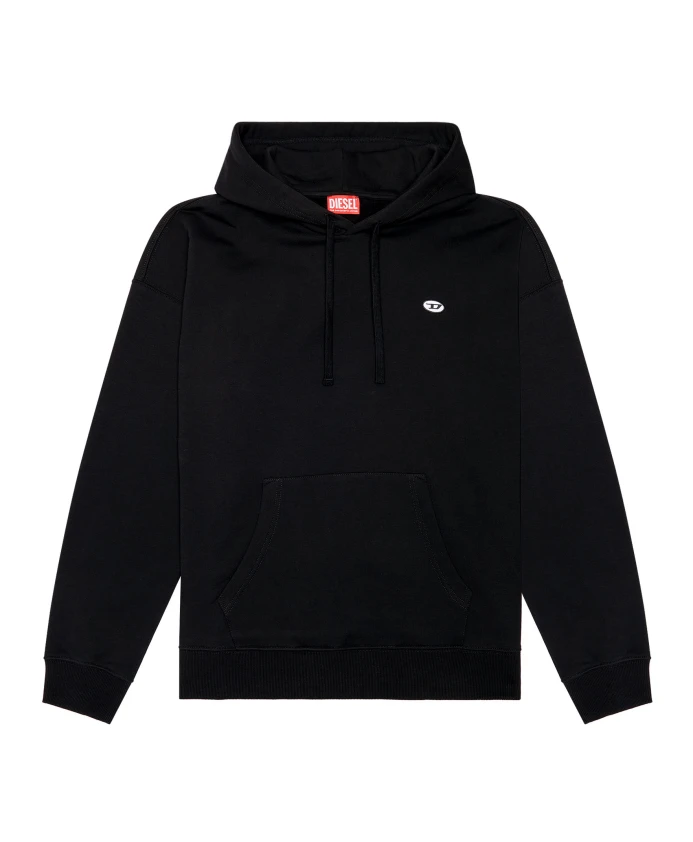 Толстовка из органического хлопка с овальной нашивкой Diesel, черный
Толстовка из органического хлопка с овальной нашивкой Diesel, черный