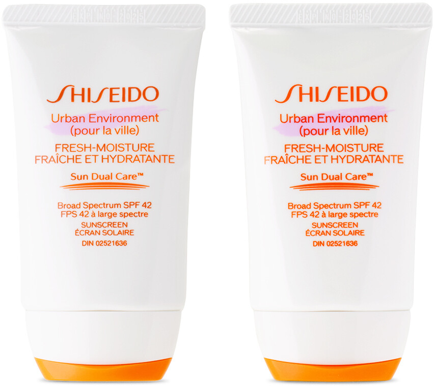 Солнцезащитный крем Urban Environment Fresh Moisture Sunscreen Duo, 2 x 50 мл SHISEIDO
Солнцезащитный крем Urban Environment Fresh Moisture Sunscreen Duo, 2 x 50 мл SHISEIDO