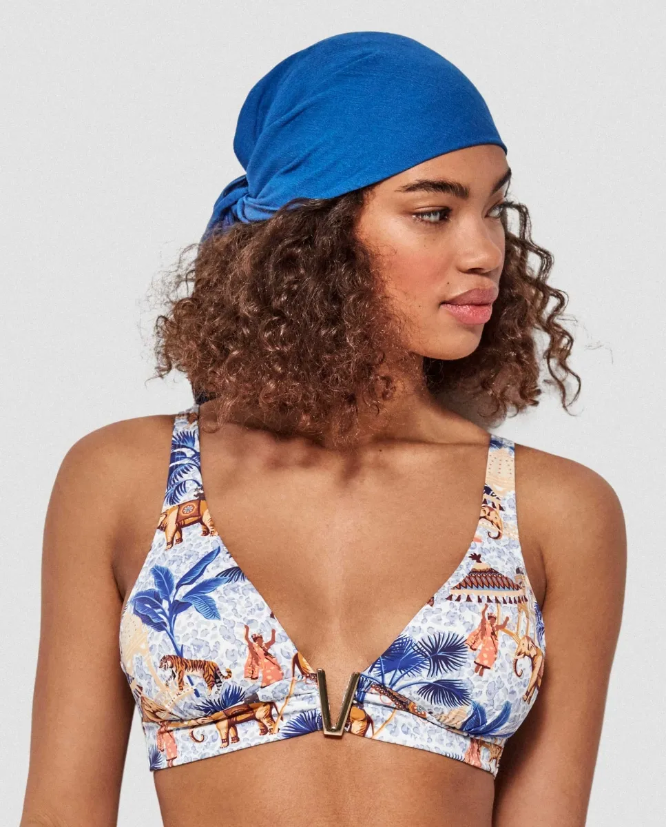 Треугольный верх бикини без косточек Gisela, мультиколор
Треугольный верх бикини без косточек Gisela, мультиколор