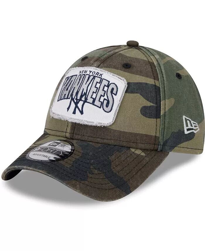 Мужская камуфляжная регулируемая кепка New York Yankees Gameday 9FORTY New Era, зеленый
Мужская камуфляжная регулируемая кепка New York Yankees Gameday 9FORTY New Era, зеленый