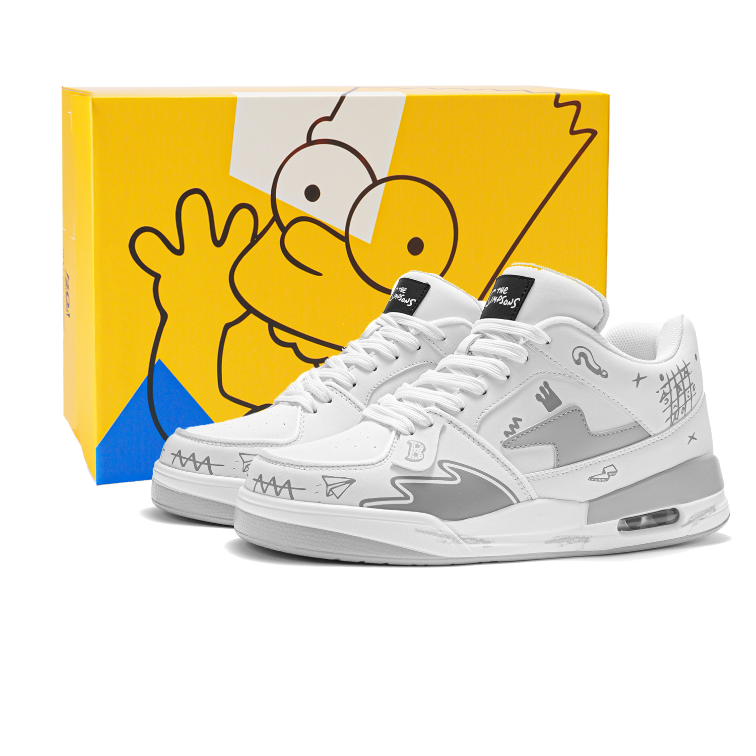 The Simpsons Винтажные баскетбольные кроссовки унисекс низкие белый/классический черный/белый/фейерверк/аква-синий — дымчато-серый, цвет Smoke Gray
The Simpsons Винтажные баскетбольные кроссовки унисекс низкие белый/классический черный/белый/фейерверк/аква-синий — дымчато-серый, цвет Smoke Gray