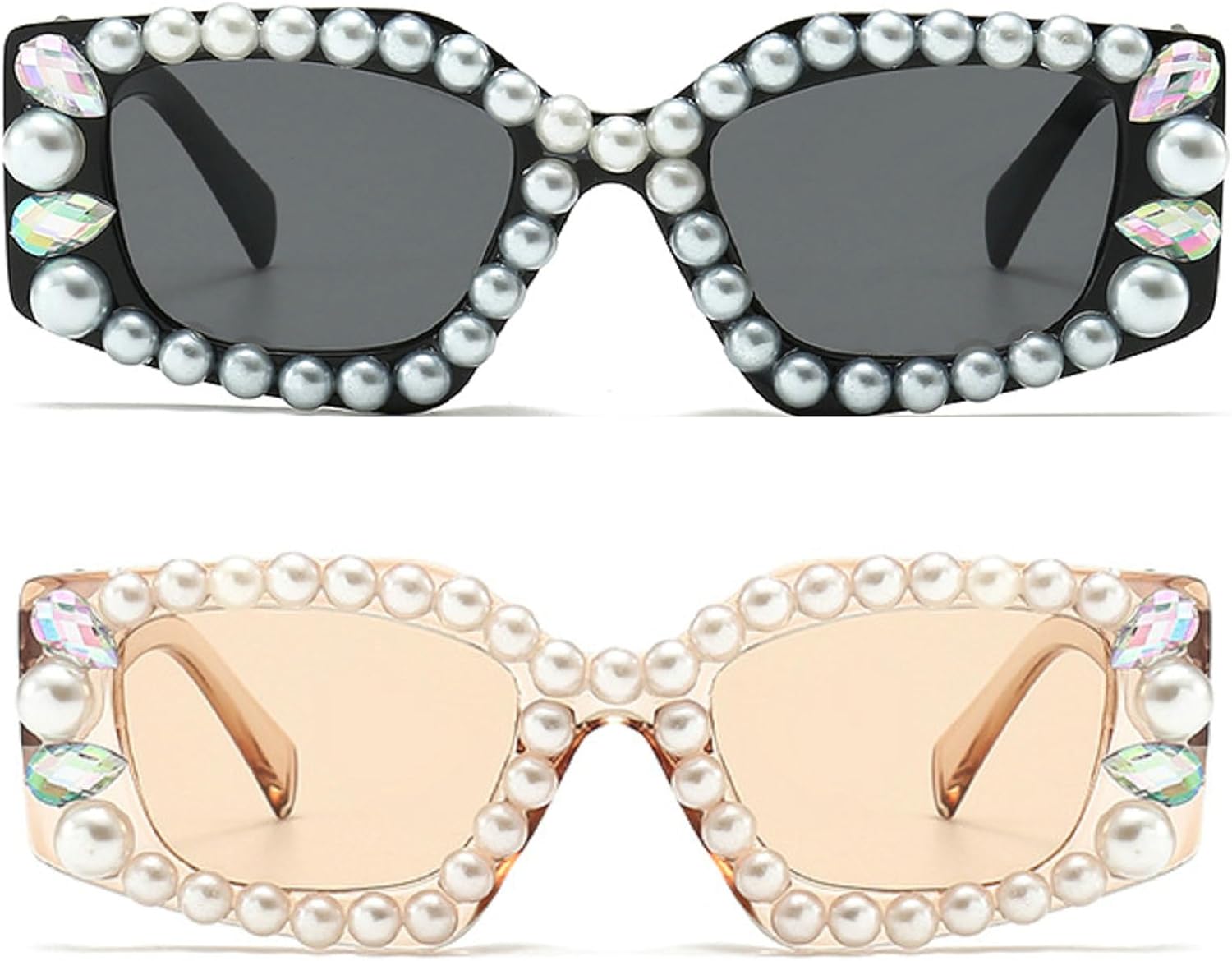 Солнцезащитные очки неправильной квадратной формы для женщин, винтажные, сверкающие кристаллами и бриллиантами, модные женские солнцезащитные очки со стразами mincl, 2pcs-black&brown
Солнцезащитные очки неправильной квадратной формы для женщин, винтажные, сверкающие кристаллами и бриллиантами, модные женские солнцезащитные очки со стразами mincl, 2pcs-black&brown