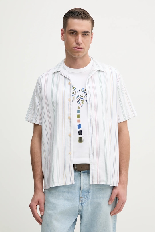 Хлопковая рубашка Ps Paul Smith, белый
Хлопковая рубашка Ps Paul Smith, белый