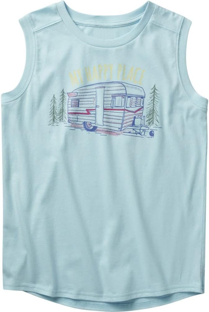 Carhartt Girls' Sleeveless Crewneck Happy Place футболка, Angel Blue, Синий, Carhartt Girls' Sleeveless Crewneck Happy Place футболка, Angel Blue
Carhartt Girls' Sleeveless Crewneck Happy Place футболка, Angel Blue, Синий, Carhartt Girls' Sleeveless Crewneck Happy Place футболка, Angel Blue