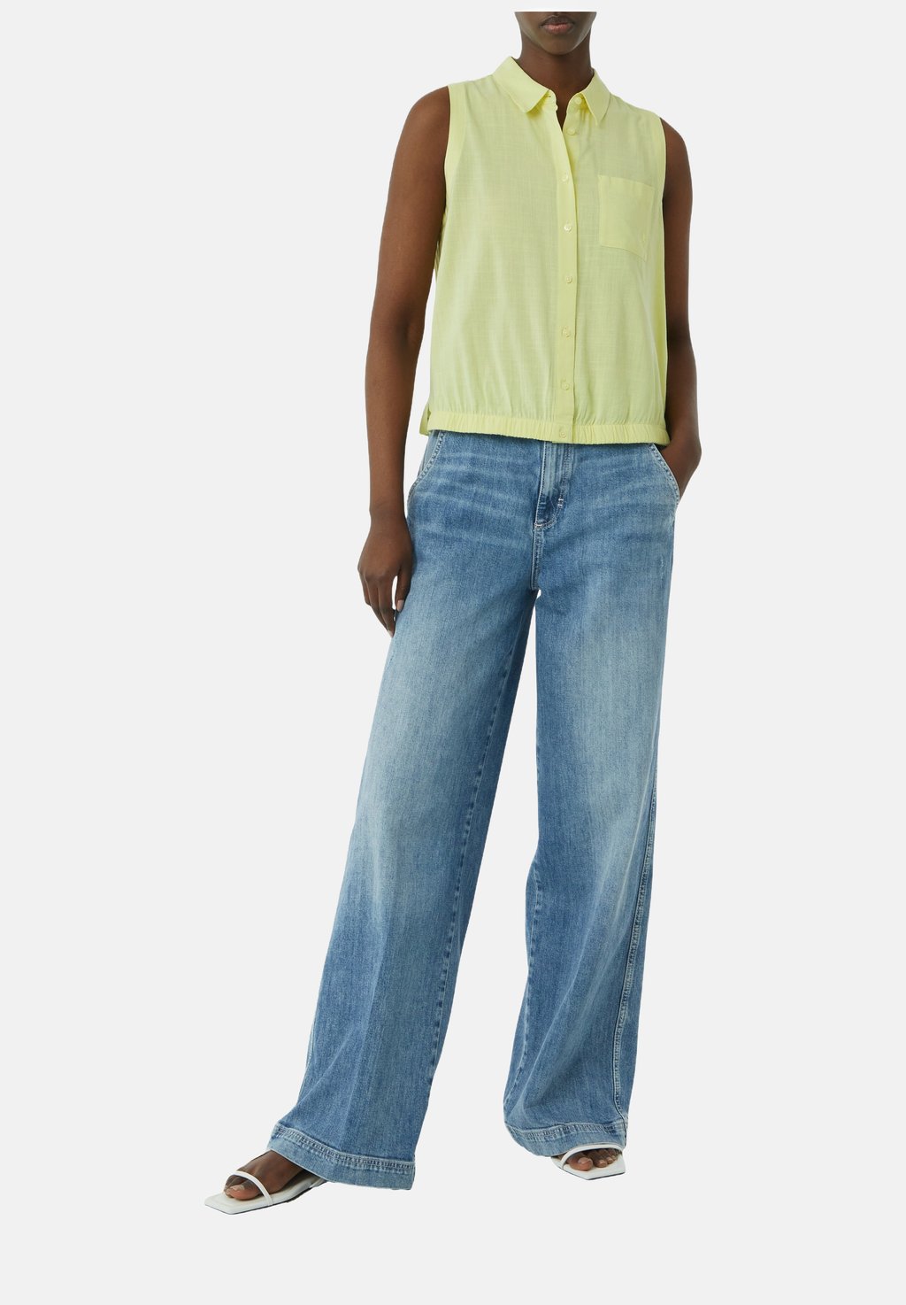 Топ Button-down blouse comma casual identity, зеленый
Топ Button-down blouse comma casual identity, зеленый