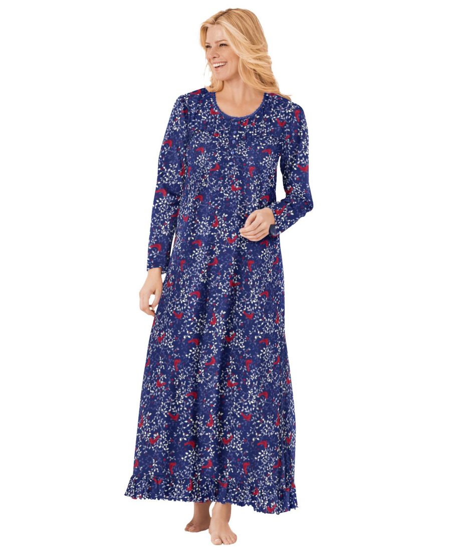 Платье с длинными рукавами больших размеров Dreams & Co, Evening blue cardinals
Платье с длинными рукавами больших размеров Dreams & Co, Evening blue cardinals