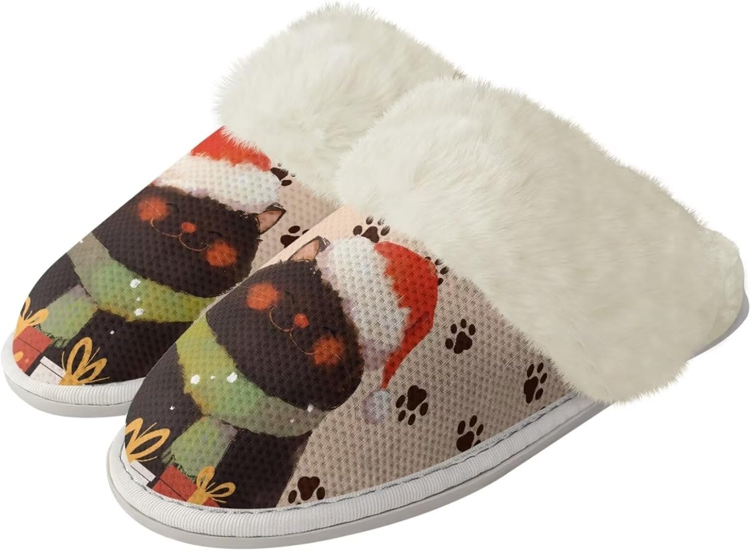 Рождественские хлопковые тапочки с принтом для женщин и мужчин, повседневные, с нескользящей подошвой, мягкие плюшевые домашние тапочки для улицы и дома Zhangruoheng, Christmas Cat Print
Рождественские хлопковые тапочки с принтом для женщин и мужчин, повседневные, с нескользящей подошвой, мягкие плюшевые домашние тапочки для улицы и дома Zhangruoheng, Christmas Cat Print