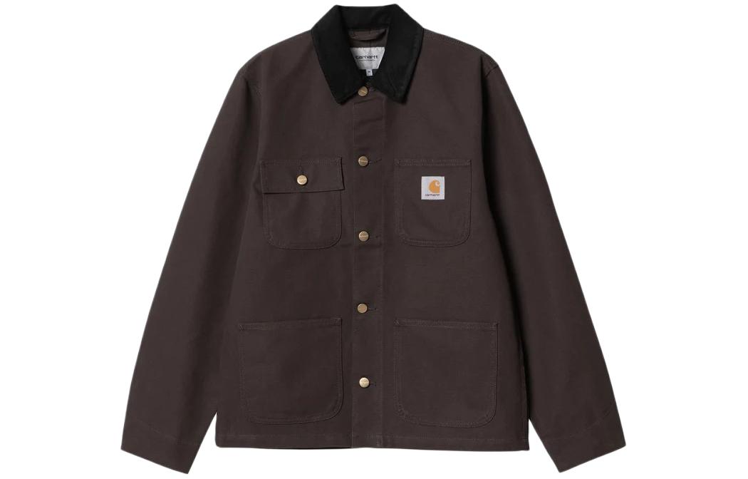 Carhartt WIP Куртка с вельветовым воротником на пуговицах, Tobacco
Carhartt WIP Куртка с вельветовым воротником на пуговицах, Tobacco