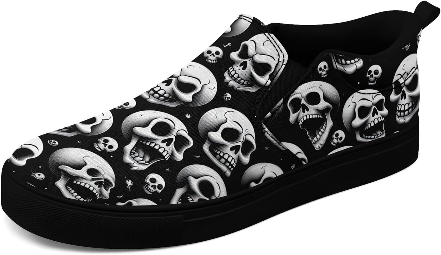 Мужские слипоны из холщовой ткани coolcustomize с готическим принтом черепа, повседневные легкие лоферы, удобные кроссовки для прогулок, для женщин, серый
Мужские слипоны из холщовой ткани coolcustomize с готическим принтом черепа, повседневные легкие лоферы, удобные кроссовки для прогулок, для женщин, серый