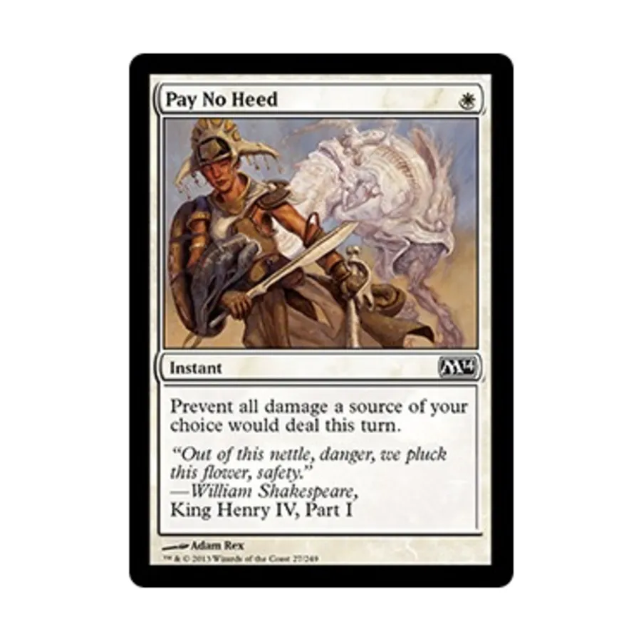 CCG Не обращайте внимания (С), MTG - Magic 2014 
CCG Не обращайте внимания (С), MTG - Magic 2014