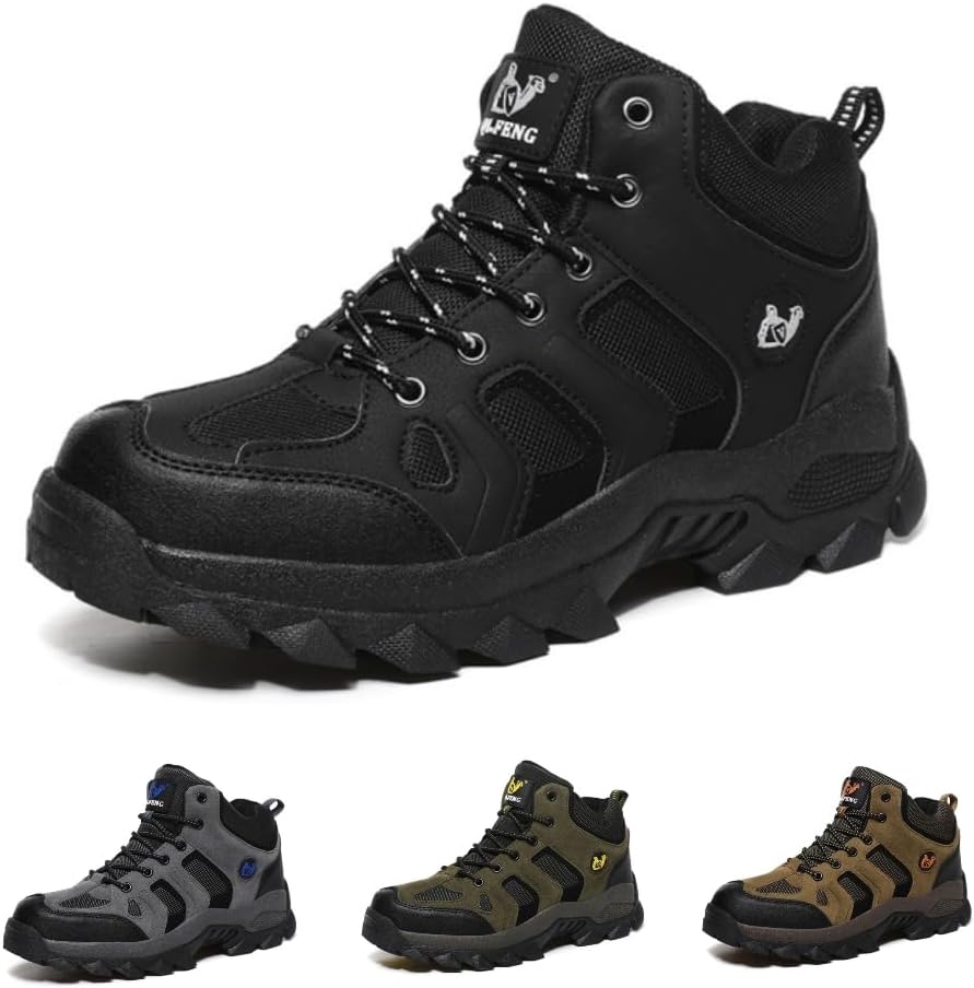 Мужские зимние ботинки ZDLJYL, легкие с противоскользящей подошвой, утепленные мехом, для холодной погоды, походные ботинки, черный
Мужские зимние ботинки ZDLJYL, легкие с противоскользящей подошвой, утепленные мехом, для холодной погоды, походные ботинки, черный