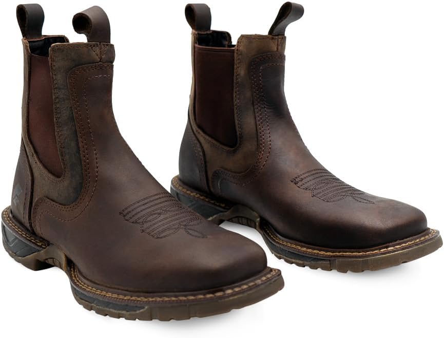 Мужские ботинки CEBU BC Thunder с защищенным носком из стали - легкие ботинки челси среднего уровня с подошвой из EVA, гибкие и прочные, изготовлены вручную из кожи, коричневый
Мужские ботинки CEBU BC Thunder с защищенным носком из стали - легкие ботинки челси среднего уровня с подошвой из EVA, гибкие и прочные, изготовлены вручную из кожи, коричневый