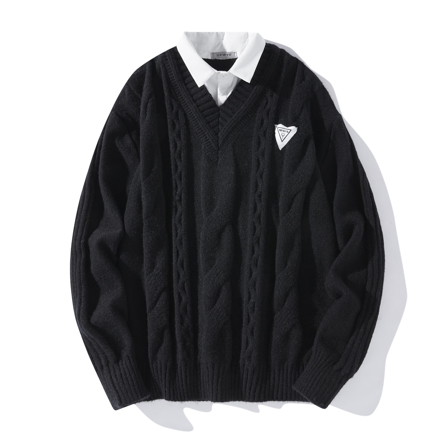 Свитер унисекс Nfwys, Черный
Свитер унисекс Nfwys, Черный
