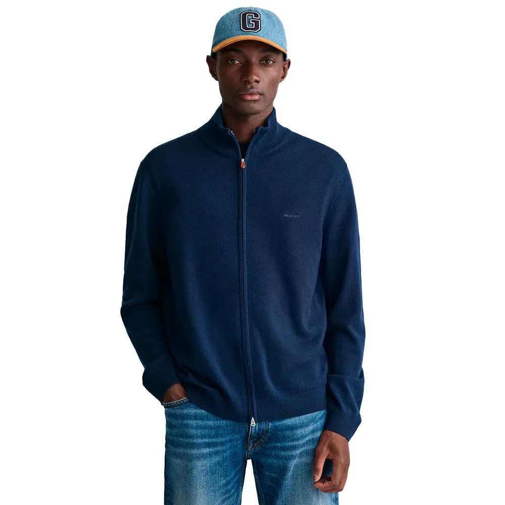 Свитер Gant 8050208 full zip, синий
Свитер Gant 8050208 full zip, синий