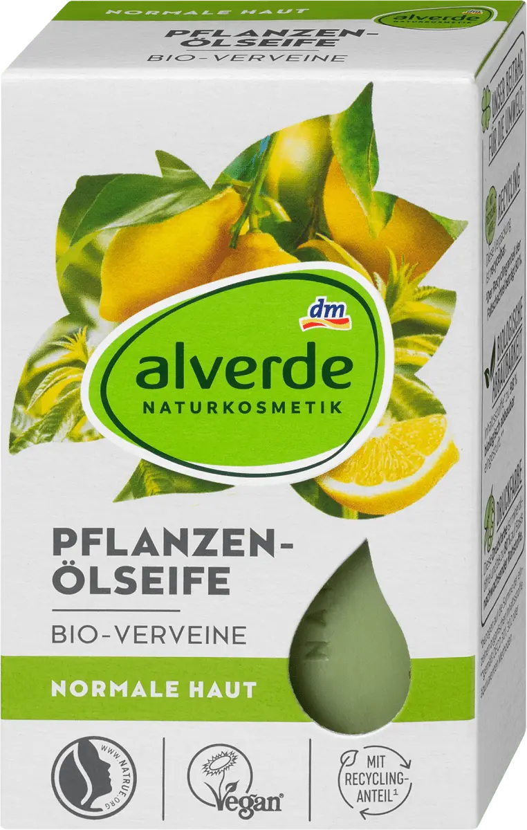 Мыло на растительном масле органическое вербена кусок мыла 100г alverde NATURKOSMETIK
Мыло на растительном масле органическое вербена кусок мыла 100г alverde NATURKOSMETIK
