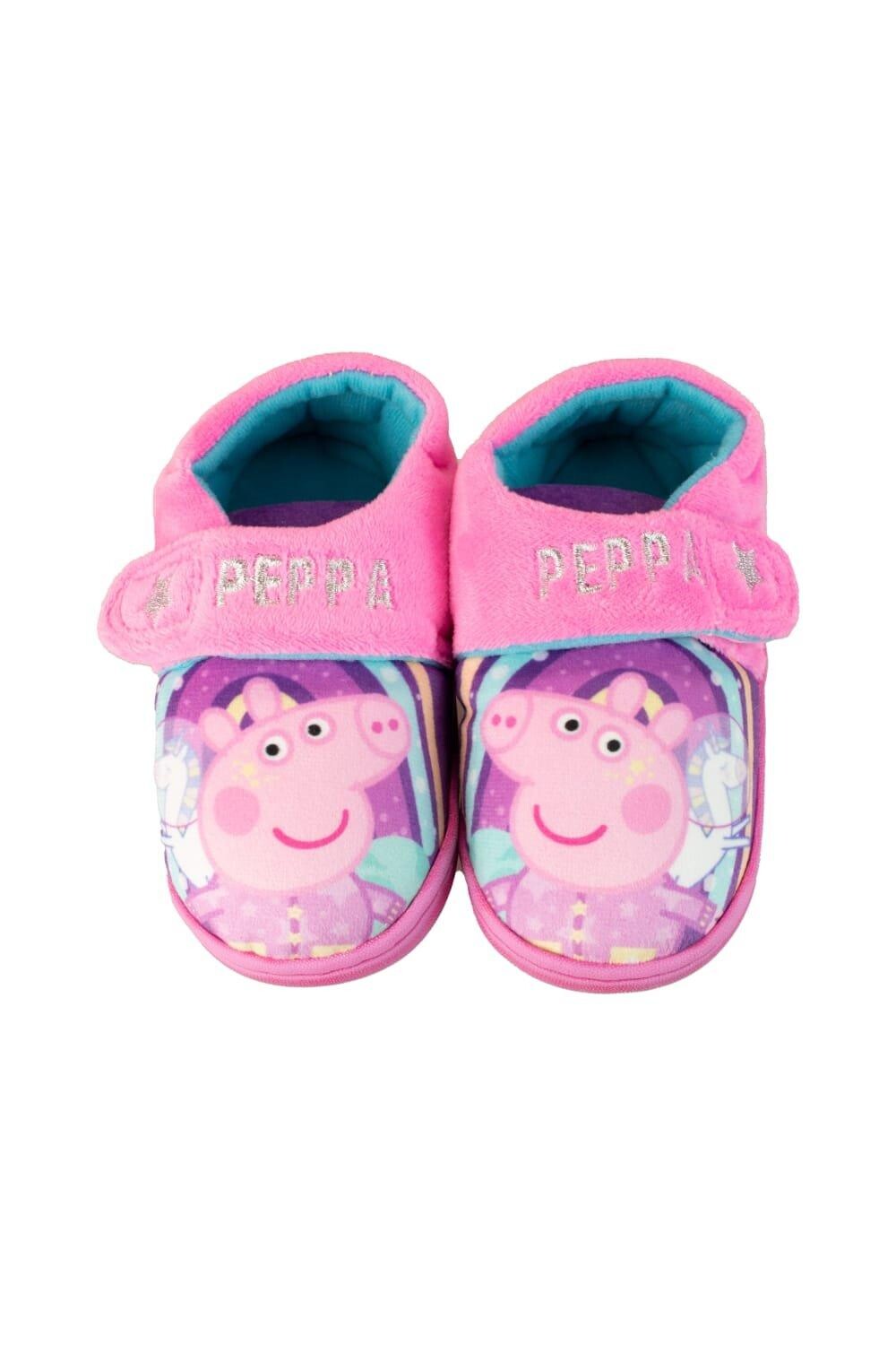 Тапочки с единорогом Peppa Pig, розовый 
Тапочки с единорогом Peppa Pig, розовый