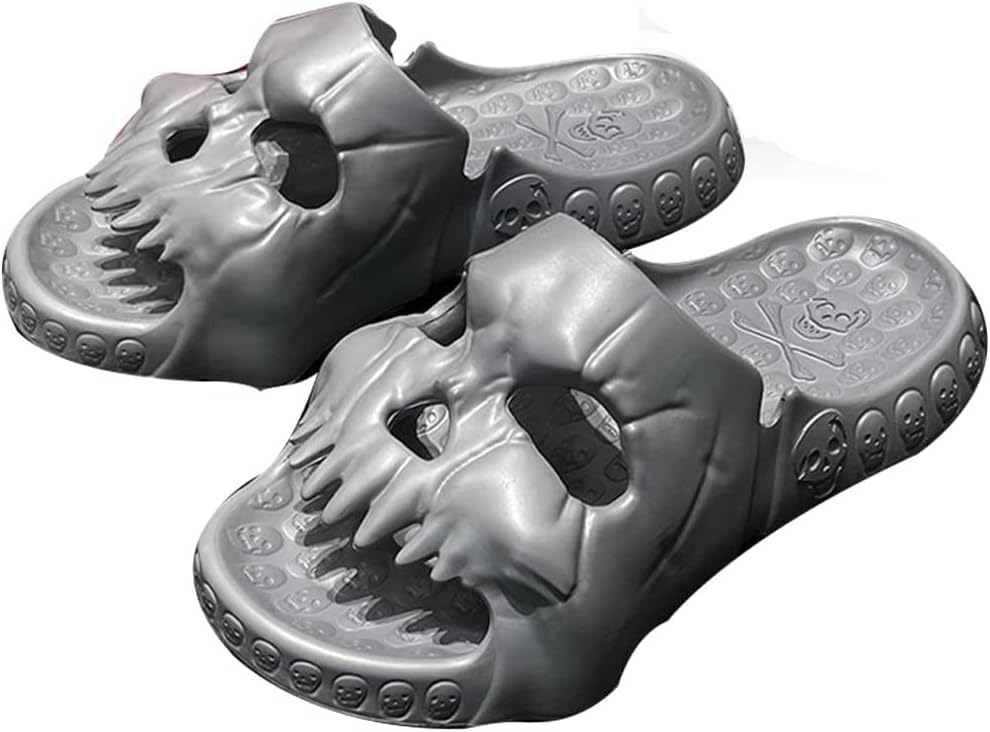 Сланцы с дизайном черепа lunhaifi на одной полоске, 2023 года, новые с толстой EVA подошвой, уникальные пляжные сандалии для пар для женщин и мужчин (38-39, белые)
Сланцы с дизайном черепа lunhaifi на одной полоске, 2023 года, новые с толстой EVA подошвой, уникальные пляжные сандалии для пар для женщин и мужчин (38-39, белые)