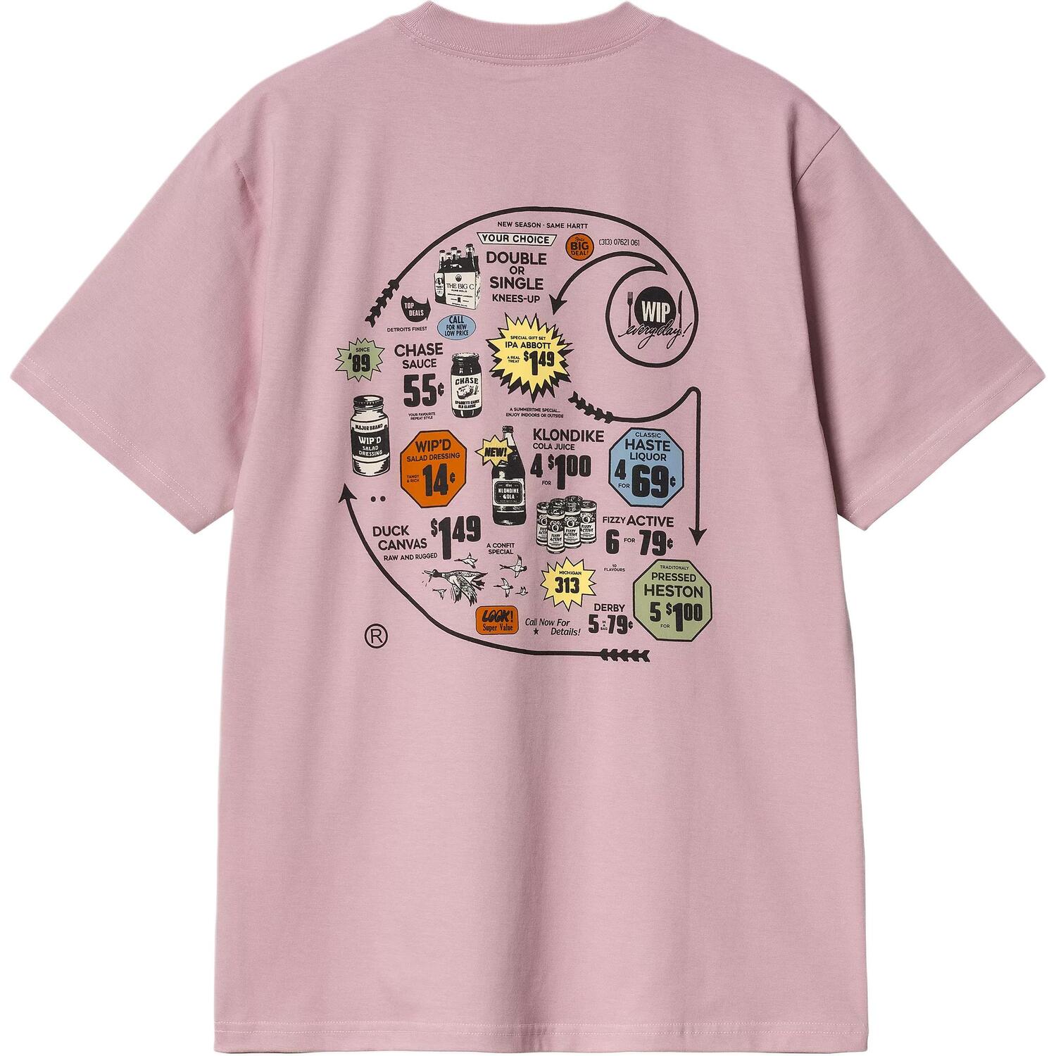 Футболка с логотипом Catalogue C Carhartt WIP, розовый
Футболка с логотипом Catalogue C Carhartt WIP, розовый