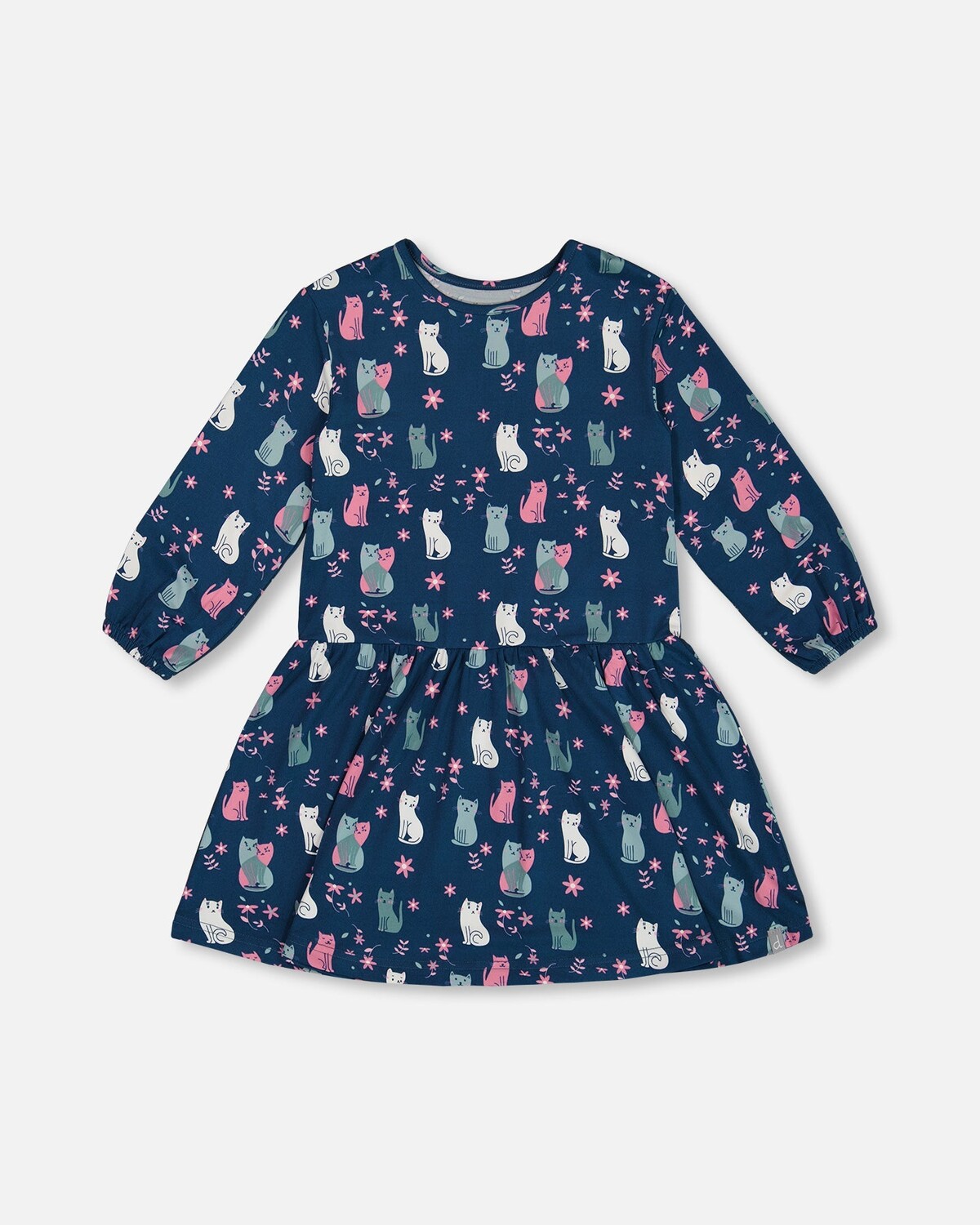 Платье с длинными рукавами и принтом, темно-синее, с котенком Deux par Deux, цвет Navy Blue Printed Kitten
Платье с длинными рукавами и принтом, темно-синее, с котенком Deux par Deux, цвет Navy Blue Printed Kitten