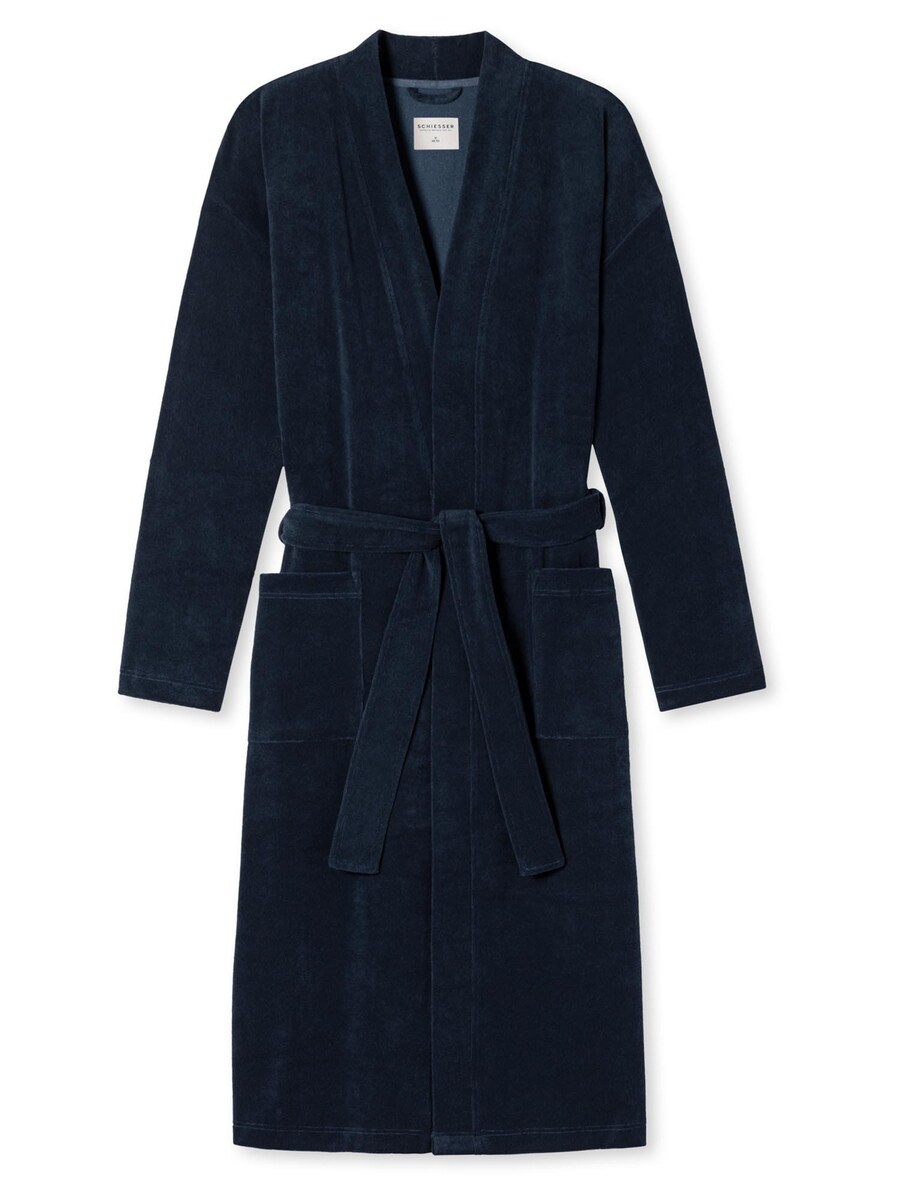 Длинный халат SCHIESSER Feather Terry, темно-синий
Длинный халат SCHIESSER Feather Terry, темно-синий