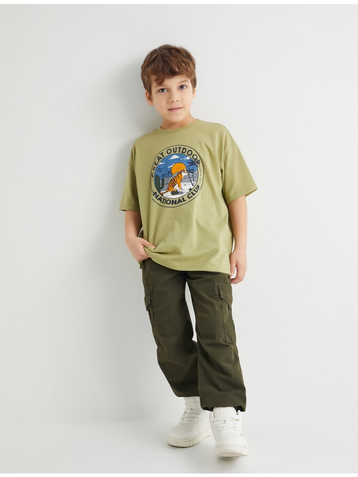 KOTON Джинсы цвета хаки
KOTON Джинсы цвета хаки