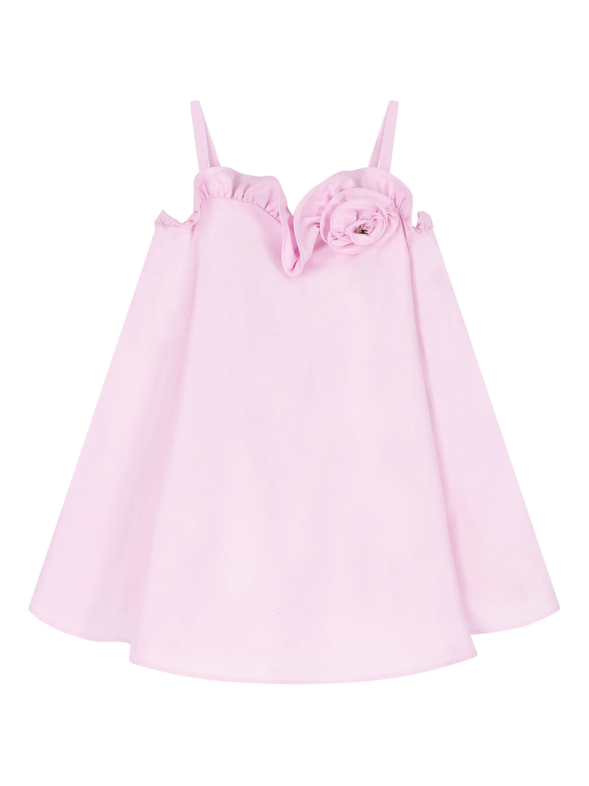 Платье с оборками и цветочной аппликацией Elisabetta Franchi Kids, розовый
Платье с оборками и цветочной аппликацией Elisabetta Franchi Kids, розовый