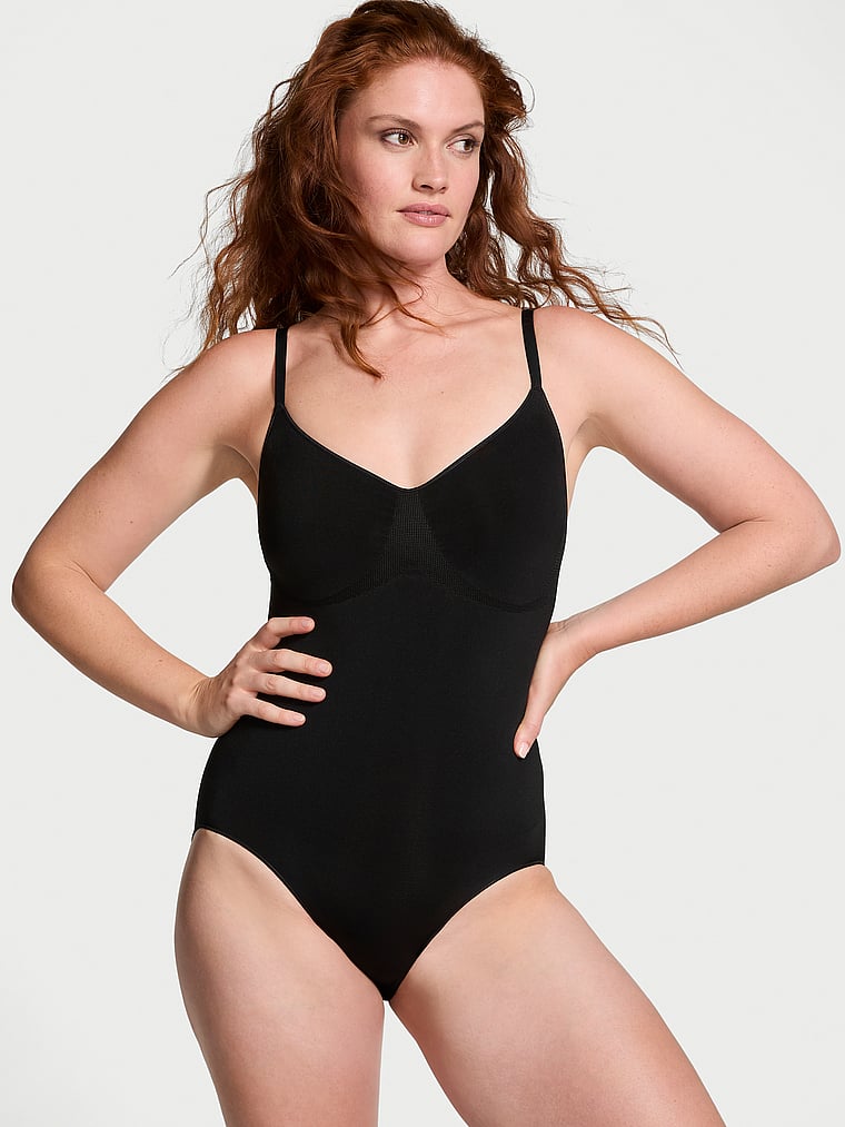 Корректирующее белье от Victoria Seamless Shaping Bodysuit Victoria'S Secret, черный 
Корректирующее белье от Victoria Seamless Shaping Bodysuit Victoria'S Secret, черный