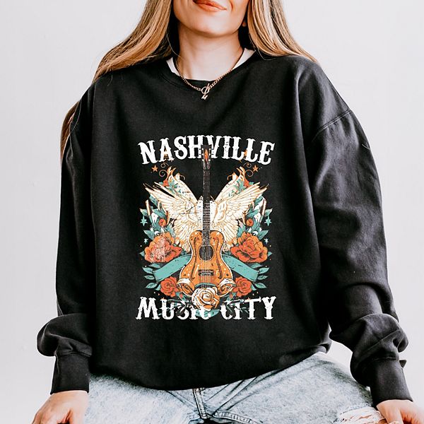 Nashville music city guitar grunge - женский легкий свитшот с эффектом поношенности Simply Sage Market, Black, Черный, Nashville music city guitar grunge - женский легкий свитшот с эффектом поношенности Simply Sage Market, Black
Nashville music city guitar grunge - женский легкий свитшот с эффектом поношенности Simply Sage Market, Black, Черный, Nashville music city guitar grunge - женский легкий свитшот с эффектом поношенности Simply Sage Market, Black