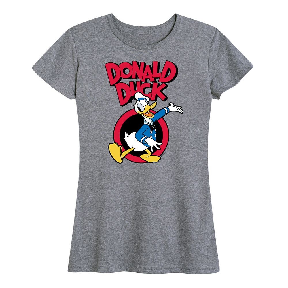 Женская футболка с рисунком Disney's Donald Duck, цвет Heather Gray
Женская футболка с рисунком Disney's Donald Duck, цвет Heather Gray