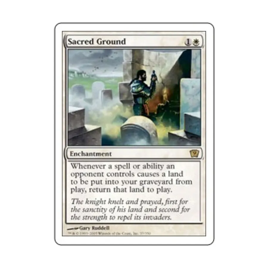 CCG Священная земля (клавиша R), MTG - 9th Edition
CCG Священная земля (клавиша R), MTG - 9th Edition