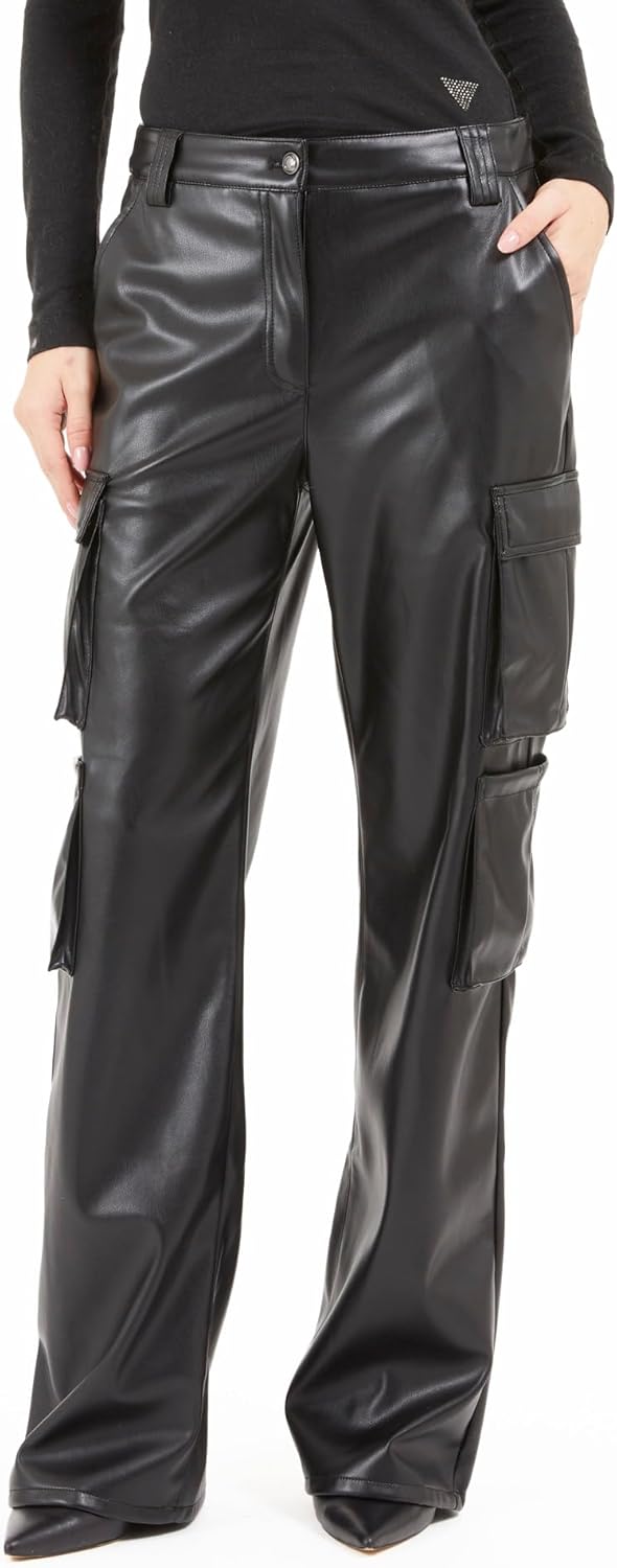 Джинсы GUESS Women's Kori Pu Cargo, Jet Black
Джинсы GUESS Women's Kori Pu Cargo, Jet Black