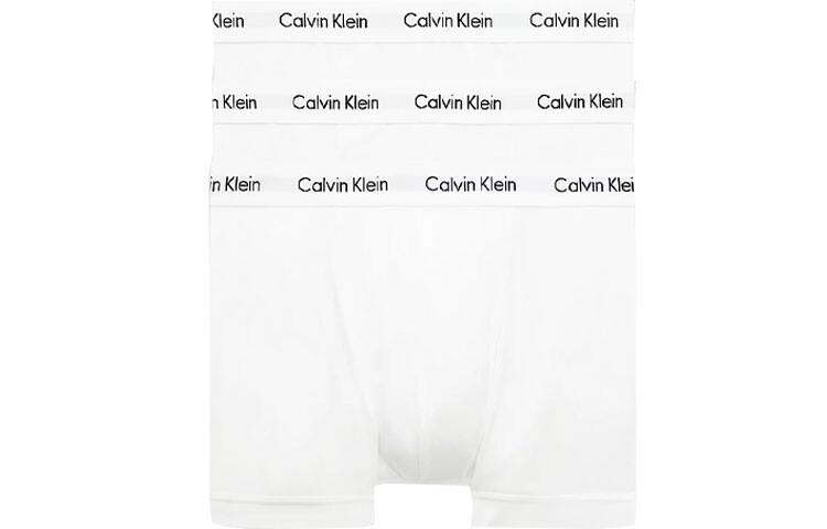 Мужские трусы Calvin Klein, Белый (3-полосный) 
Мужские трусы Calvin Klein, Белый (3-полосный)