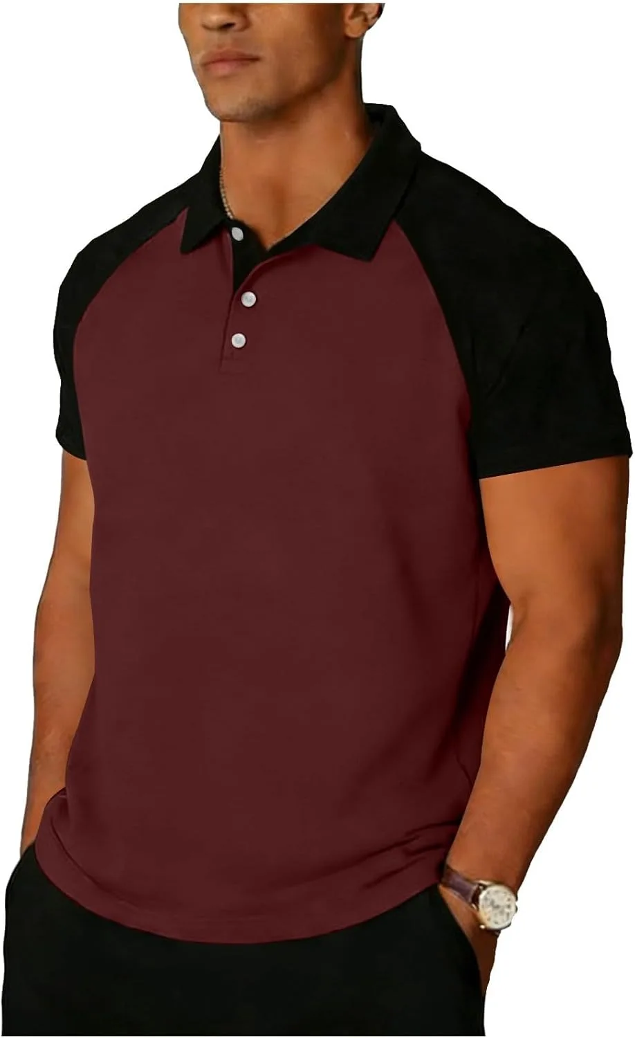 Мужская футболка для гольфа с коротким рукавом и V-образным вырезом vrvtoov
Мужская футболка для гольфа с коротким рукавом и V-образным вырезом vrvtoov