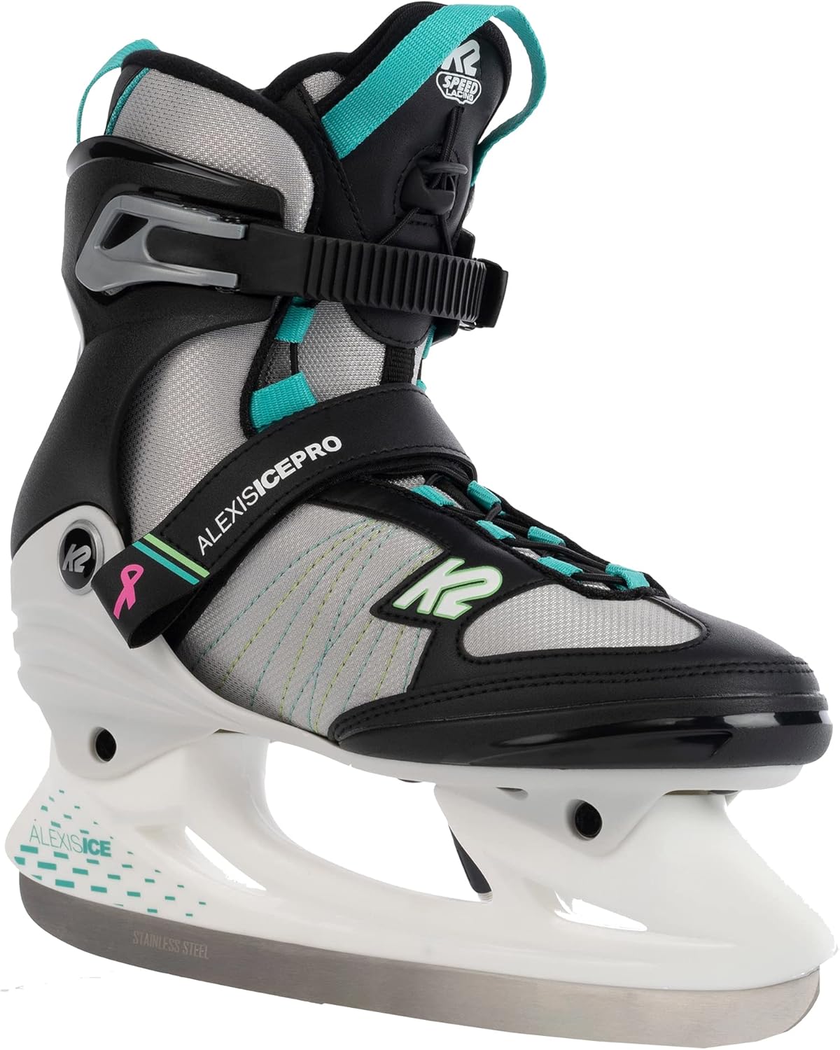 Женские коньки K2 Alexis Ice Pro, White/Gray/Teal
Женские коньки K2 Alexis Ice Pro, White/Gray/Teal