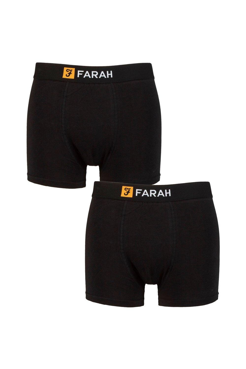 Мужские классические приталенные плавки Farah из однотонного хлопка, комплект из 2 шт. FARAH, черный
Мужские классические приталенные плавки Farah из однотонного хлопка, комплект из 2 шт. FARAH, черный