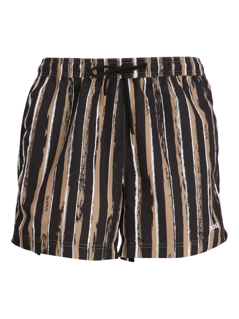 Полосатые шорты с кулиской BOSS, черный
Полосатые шорты с кулиской BOSS, черный