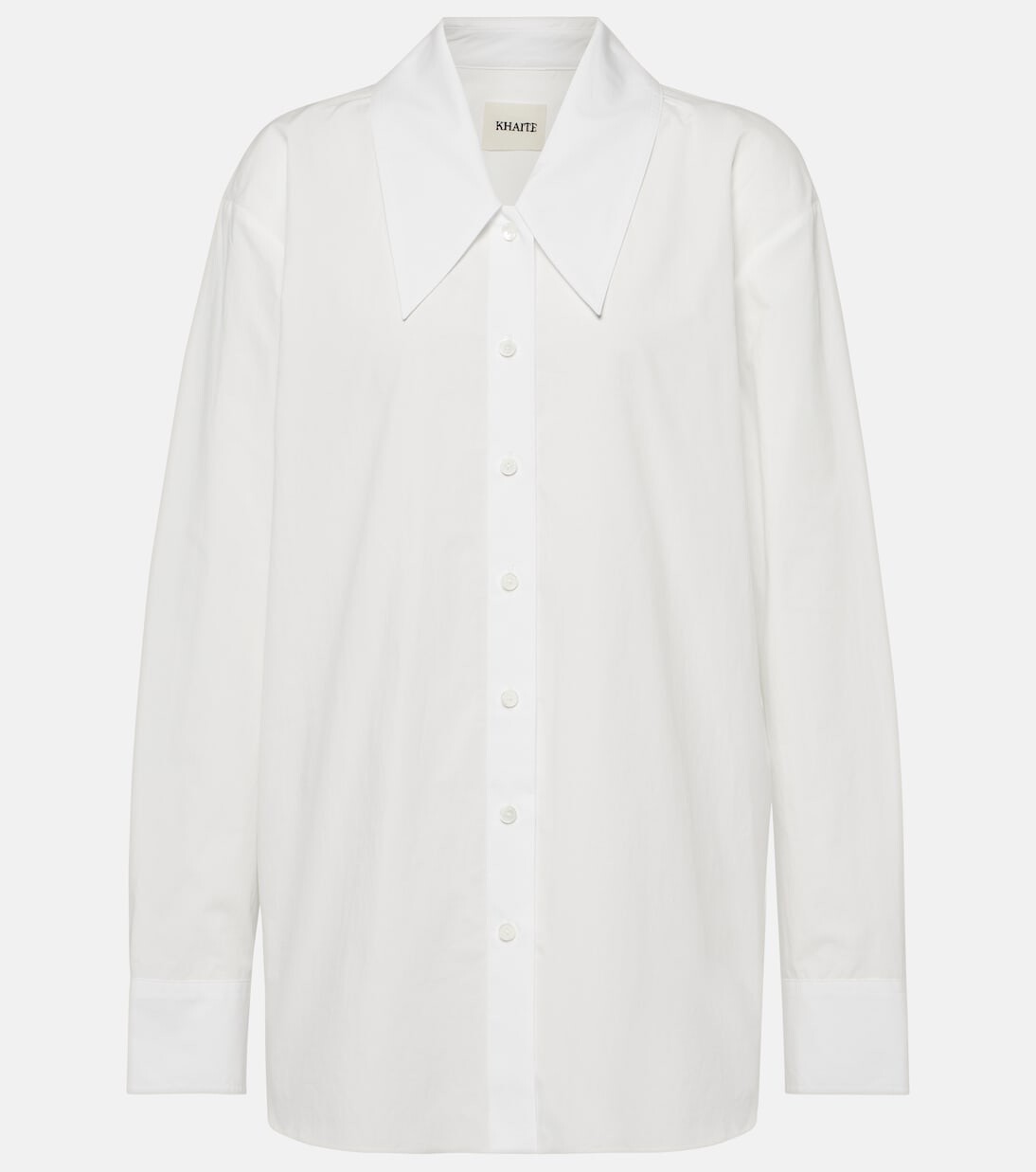 Рубашка lago из хлопкового поплина Khaite, белый
Рубашка lago из хлопкового поплина Khaite, белый