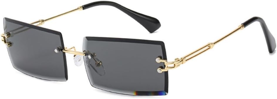 Женские солнцезащитные очки без оправы, маленькие прямоугольные солнцезащитные очки для женщин, модный стиль, защита от ультрафиолета UV400, черные, серые, розовые WNCKSQ, C2 Gold-black
Женские солнцезащитные очки без оправы, маленькие прямоугольные солнцезащитные очки для женщин, модный стиль, защита от ультрафиолета UV400, черные, серые, розовые WNCKSQ, C2 Gold-black