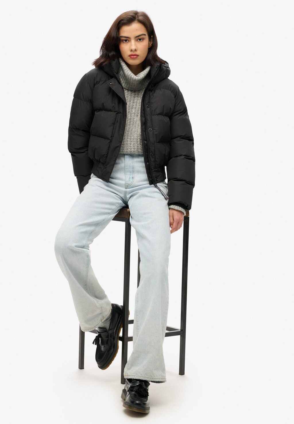 Зимняя куртка HOODED PUFFER Superdry, черный
Зимняя куртка HOODED PUFFER Superdry, черный