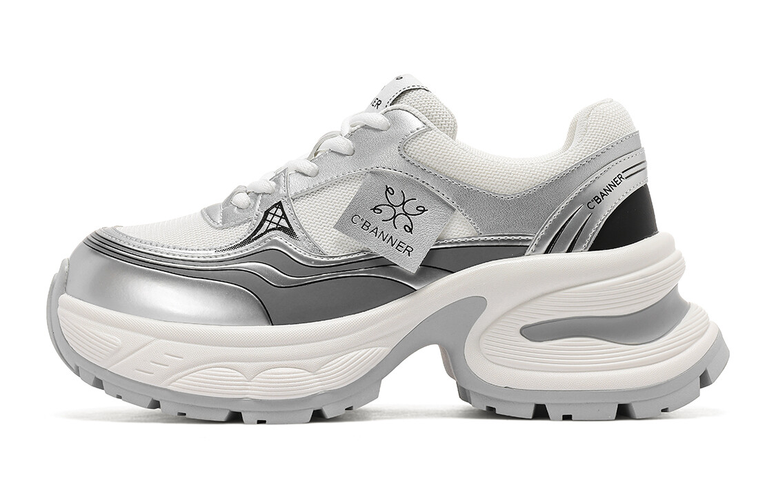 Кроссовки CВ°BANNER Chunky Sneakers Women's Low-Top Silver, Серый, Кроссовки CВ°BANNER Chunky Sneakers Women's Low-Top Silver
Кроссовки CВ°BANNER Chunky Sneakers Women's Low-Top Silver, Серый, Кроссовки CВ°BANNER Chunky Sneakers Women's Low-Top Silver