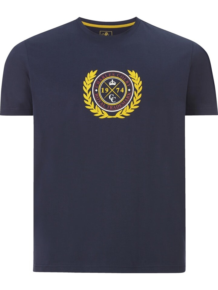 Футболка Charles Colby, темно-синий 
Футболка Charles Colby, темно-синий