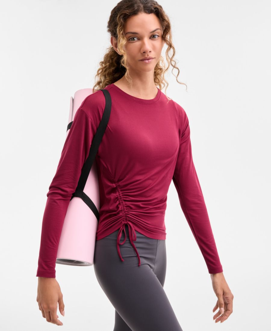 Женская свободная блузка с боковыми сборками, эксклюзивно для Macy's ID Ideology, Red
Женская свободная блузка с боковыми сборками, эксклюзивно для Macy's ID Ideology, Red