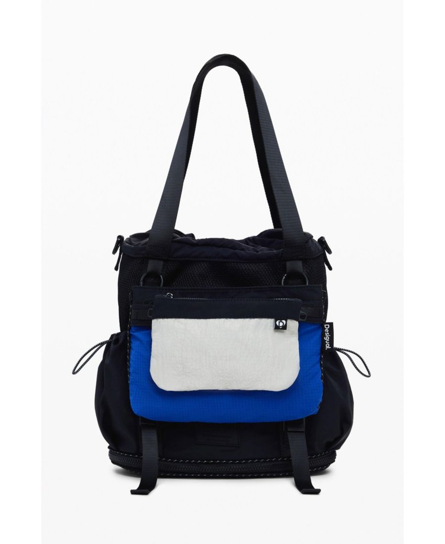 Большой женский модульный нейлоновый рюкзак Desigual, Black
Большой женский модульный нейлоновый рюкзак Desigual, Black