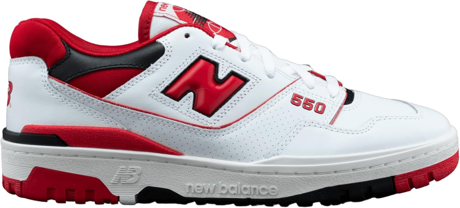 Мужские кроссовки New Balance 550, белый/красный
Мужские кроссовки New Balance 550, белый/красный
