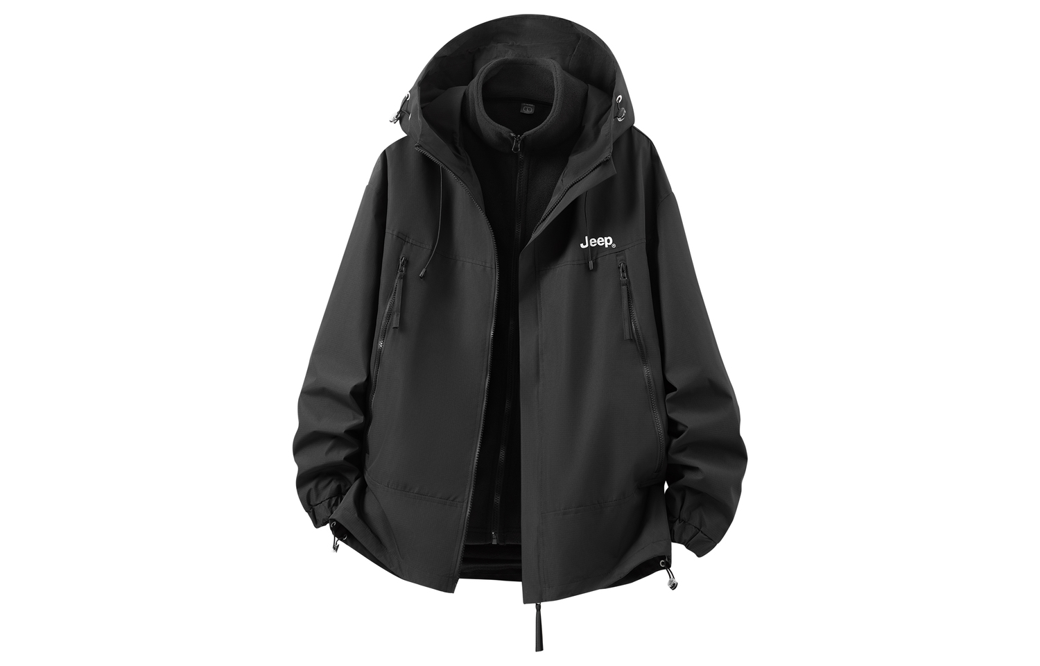 Jeep Куртка Unisex, Pure Black (with Liner)
Jeep Куртка Unisex, Pure Black (with Liner)