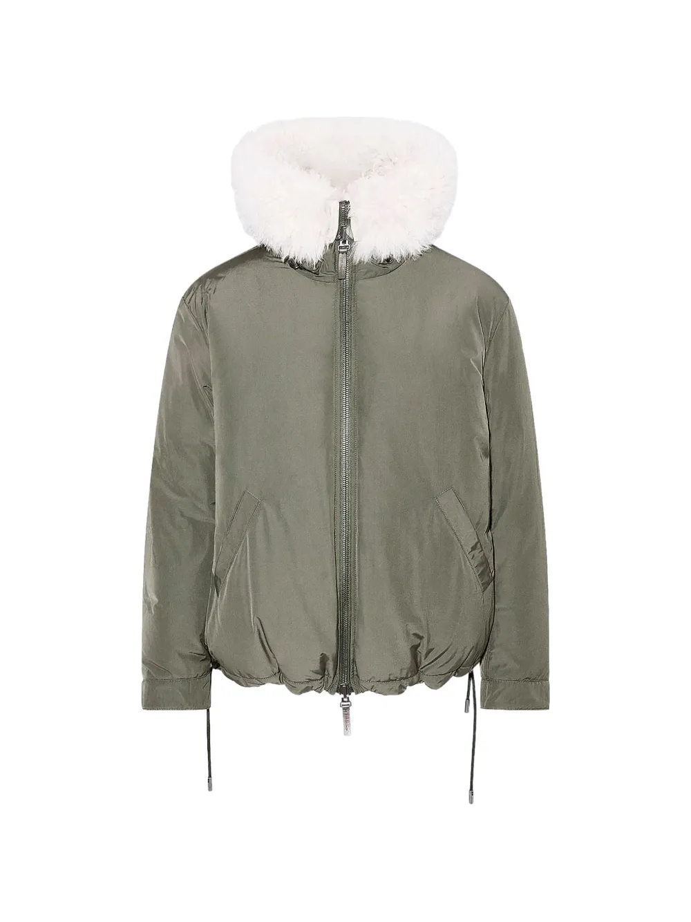 Куртка с капюшоном из меха Yves Salomon, зеленый
Куртка с капюшоном из меха Yves Salomon, зеленый