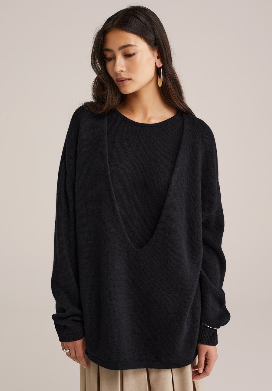 Джемпер WE Fashion WE STUDIO, Black
Джемпер WE Fashion WE STUDIO, Black