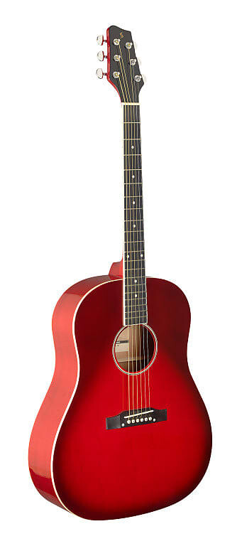 Акустическая гитара STAGG Slope Shoulder dreadnought guitar transparent red
Акустическая гитара STAGG Slope Shoulder dreadnought guitar transparent red